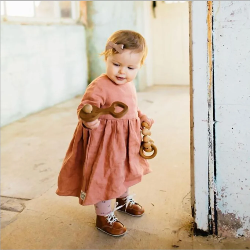 Abbigliamento Abbigliamento bambina Vestiti Abito in mussola di cotone organico per ragazze 