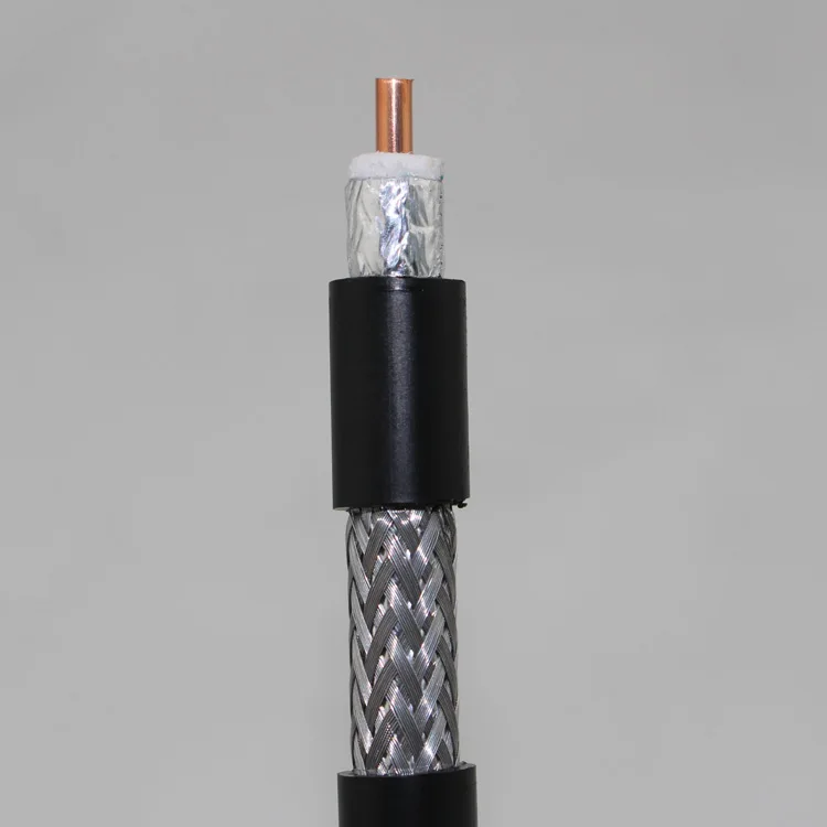 Good Quality Catv 75ohm 100 Copper High Voltage Coaxial Cable Rg11