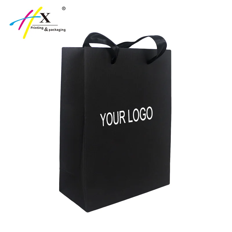 Guangzhou Factory Whole Matte Black Jewelry Paper Gift Bags Custom Packaging Kraft Guangzhou Factory Whole Matte Black Jewelry Paper Gift Bags Custom Packaging Kraft