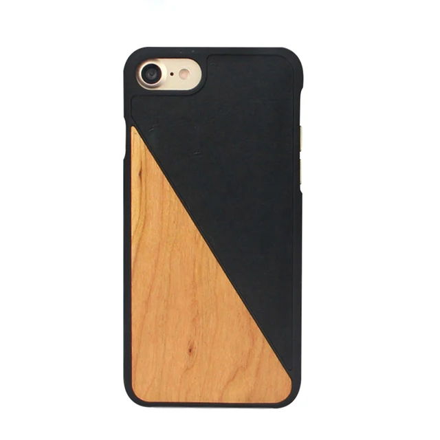 

Hot sale accept custom for iPhone 6 7 8 PC stick solid wood mobile phone case high quality most popular pc case hard phone case