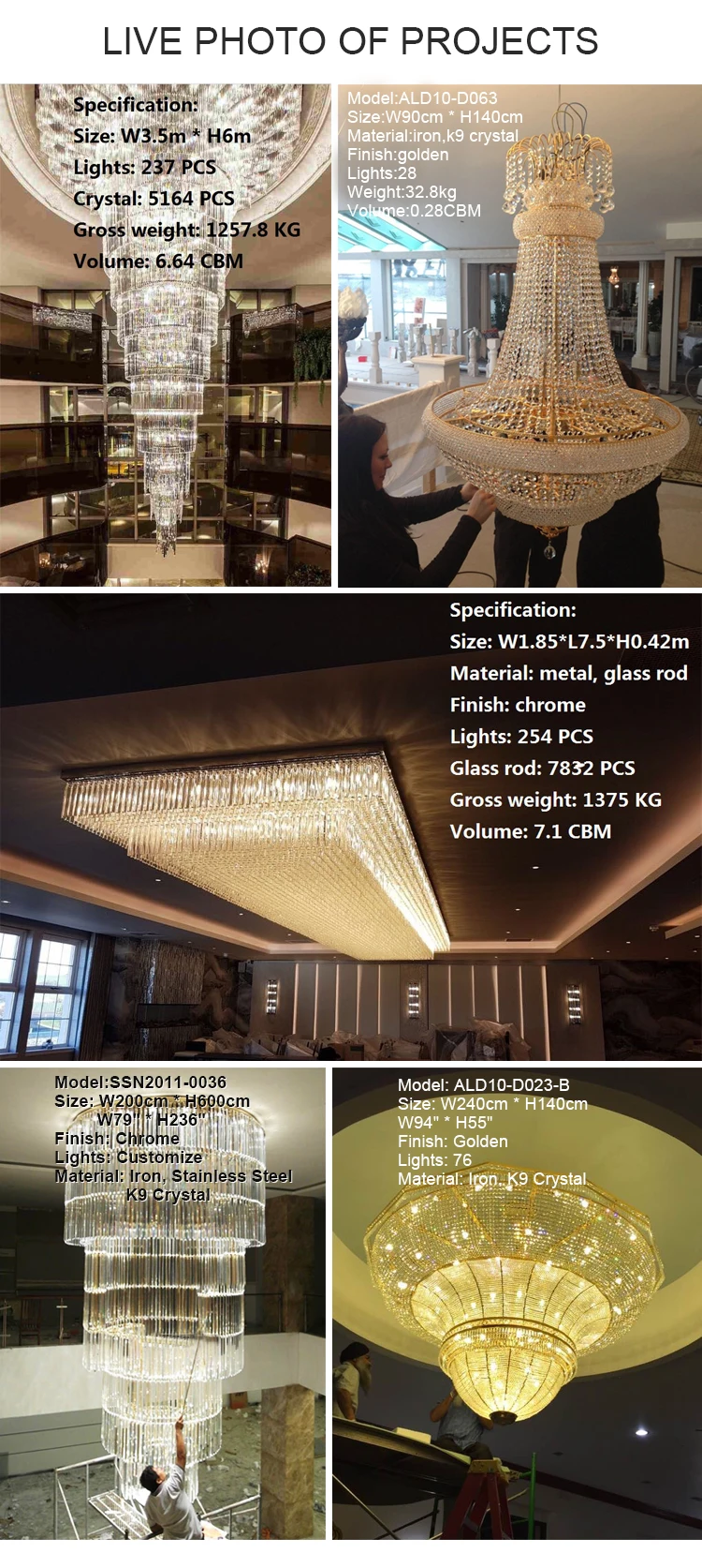 Big Mansion Luxury Crystal Chandelier Classical Light Buy Big Mansion