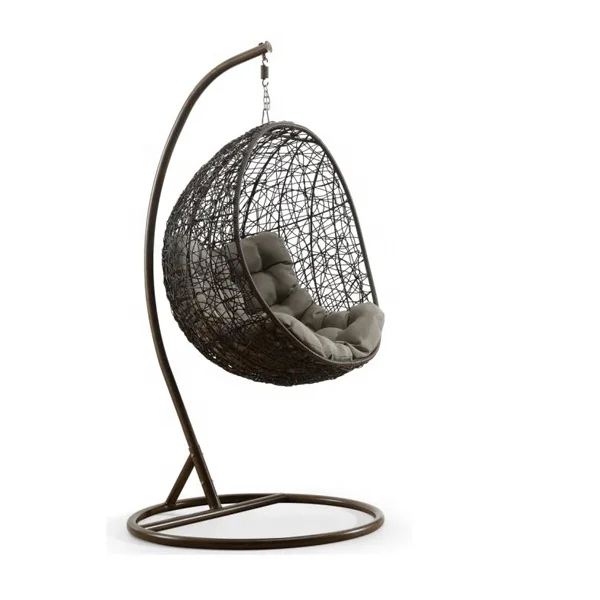 
50% off Cheap Wicker Outdoor Swing Rattan Hanging Egg Chair 