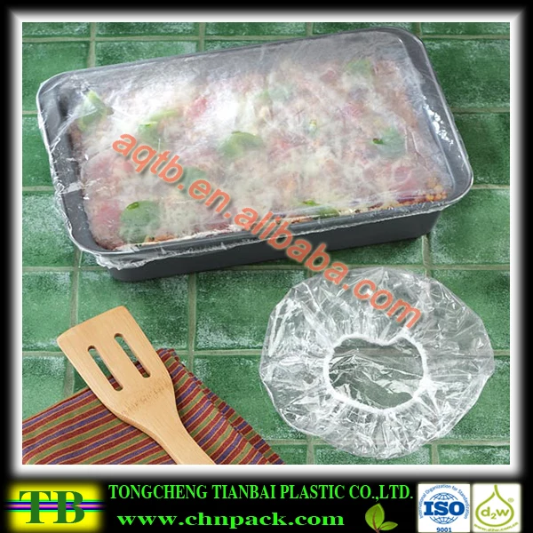 Clear Plastic Elastic Bowl Covers Pe Food Covers Buy Clear Plastic