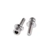 Round Head Machine Screw Red Drop Resistant Glue Machine Screw With Washer Allen Screw