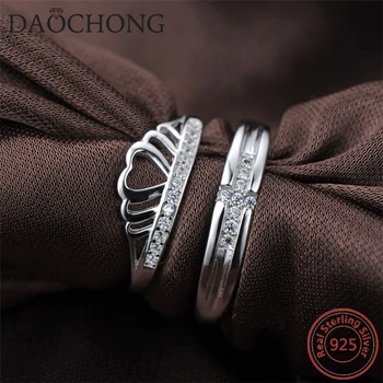 real silver couple rings