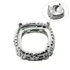 Beadsnice ID30566 sterling silver bezel blank pendant square tube fit 10x10x6mm cube sold by PC setting mounts for jewelry