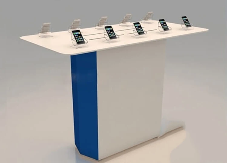 Shop Counter Table Design To Display Mobile Phone Interior Design