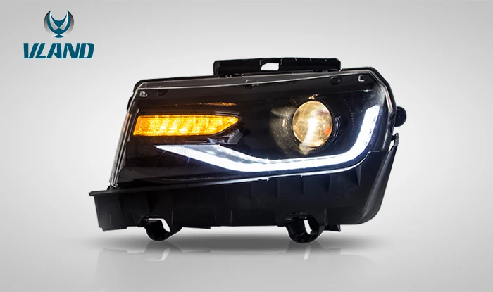 Vland factory for Camaro Headlight for 2014 2015 camaro LED front light wholesale price Rear Lamp DRL+Brake+Park+Turning Lamp