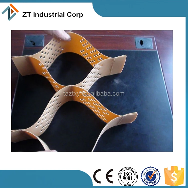 
150mm height ASTM standard black color plastic driveway paver gravel stabilizer geocell 