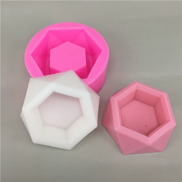 

Hot sale silicon potting mould concrete planter silicone mold clay craft for home office decoration