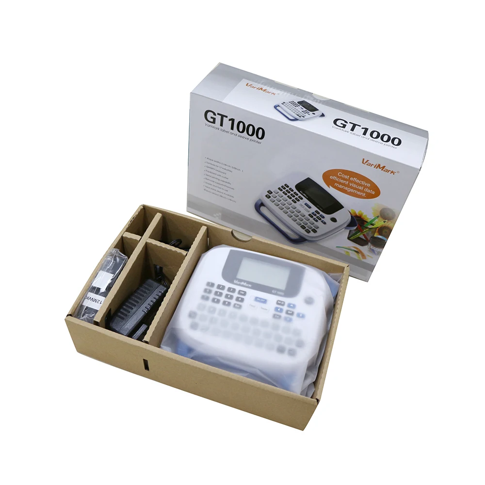 

Marking label printer for cable management
