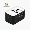 New Style Universal Travel Adapter With Dual USB Ports Wide Range Voltage 100-250 Acceptable Work in Most Countries