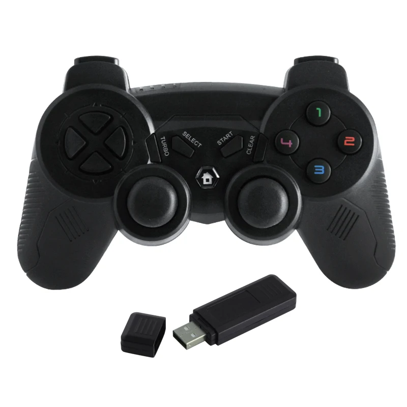 

Honson For ps3/pc/X-input 3 in 1 Gamepad Wireless Vibration game controller, Black