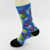Custom tie dye cartoon tube socks cotton sox