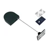 RUIWOR RW0810 D-shaped Micro Retractable Anti Theft Pull Box Plus 25X15mm Rectangular Adhesive ABS Plate
