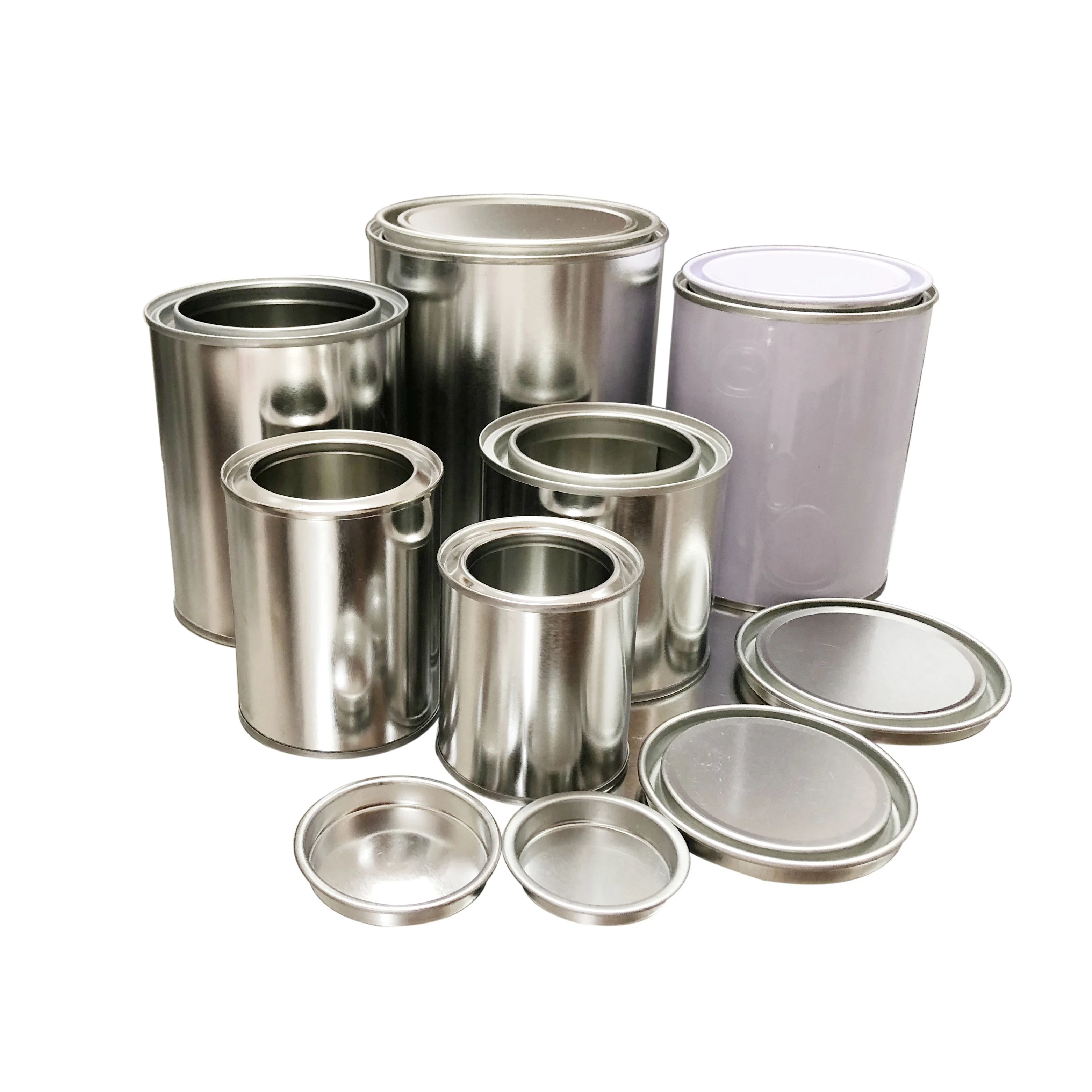 
metal round paint can with lever lid tin can manufacturer wholesale 