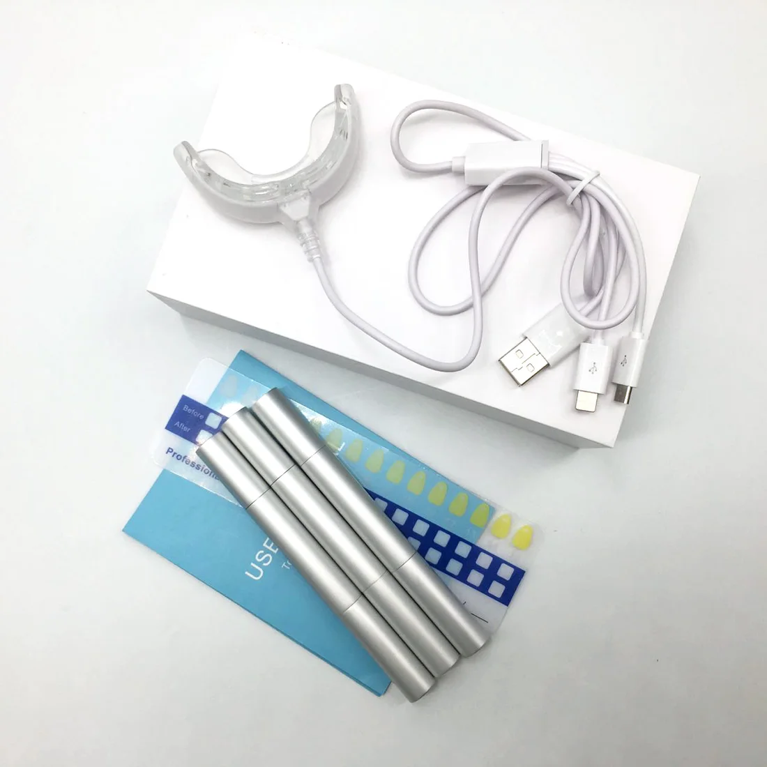 Activated Charcoal Natural Teeth Whitening Kit With Charcoal Powder