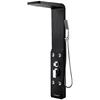 Black Wall Mounted Black Style Selections Thermostatic Stainless Steel Shower Mixer Tap Faucet Taps Panels fitting for shower