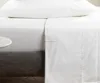 Plain White 100% Cotton Woven Flat Twin Bed Spa Sheets Cheap Wholesale