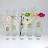 decorative glass bottle reed difuser 30ml 60ml 100ml 120ml 200ml with wooden cap dried flower empty reed diffuser glass bottles