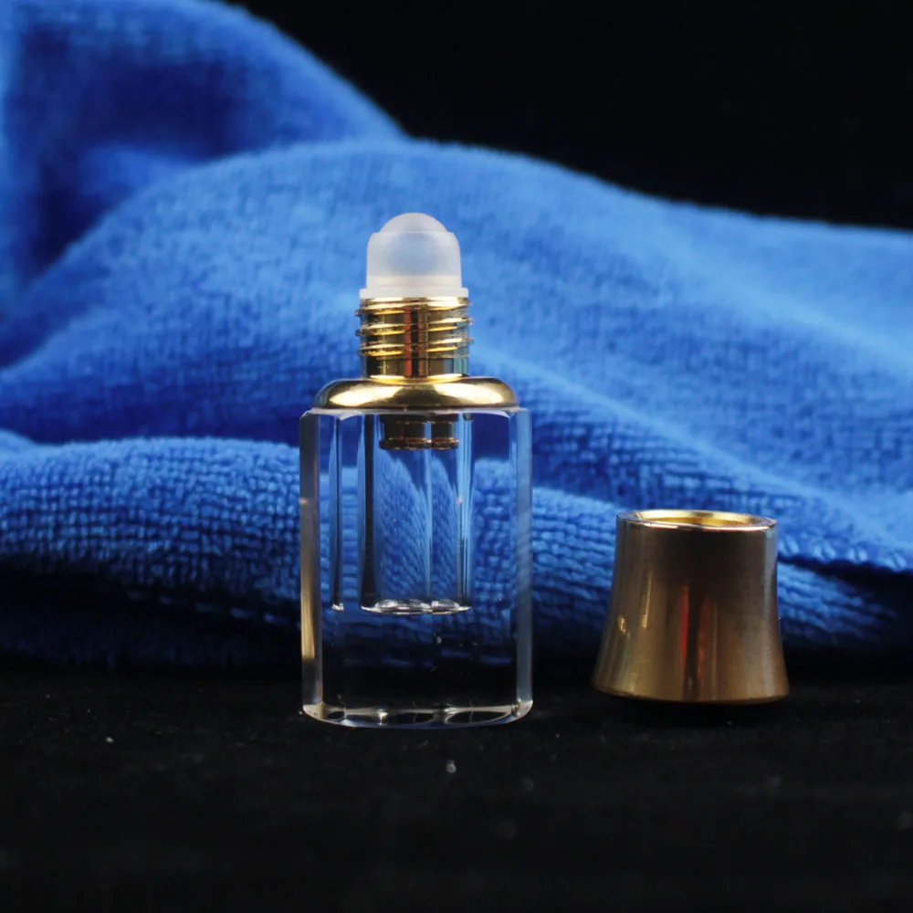 

Luxury Hand Made MIni size 2ml Crystal Essential Oil Roller Bottlewith Roller Ball