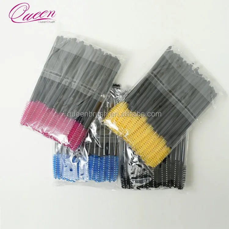 

50pcs per bag High Quality Lip Gloss Applicator Details Mascara Wand Disposable Eyelash Brush