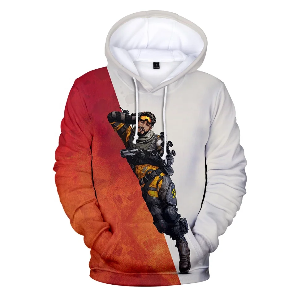 

Top sale 3d printed sweatshirt apex legends wholesale printed hoodie in printed of game apex legends, Csutomized