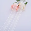 Fancy English words pattern wholesale stretch eyelet embroidery lace trim