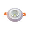 hot sale good quality embedded round shape acrylic double color PMMA dual color led down light COB downlight