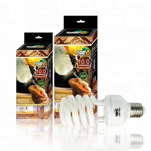 

13W UVA UVB 10.0 Desert Reptile Compact Fluorescent Lamp Light Bulb for Pet Turtle and Chameleon