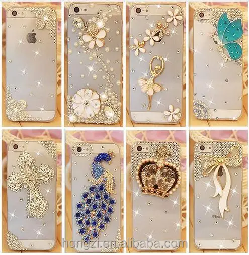 

Rhinestone Case Cover For Apple Iphone 5 5S 4 4S se Iphone 6 6S Plus 7 7Plus ,Crystal Diamond Hard Back Mobile phone Case Cover