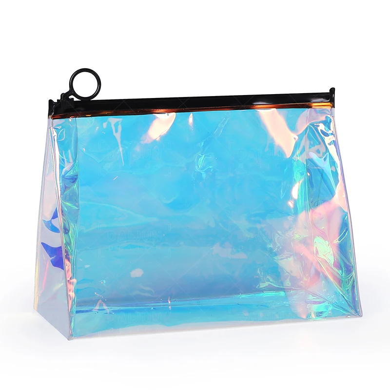 

Wholesale Holographic Luggage Pouch Waterproof Makeup PVC Pouch,Makeup Bag Cosmetic Travel Bag, Colorful
