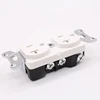 HI-End Bronze HIFI Rhodium Plated US AC Power Receptacle distributor Wall Socket