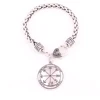 B330 Trade Assurance Pentacle of Mars Success Victory Talisman Pendant Seal of Solomon Religious Rune Viking Bracelet