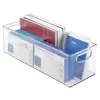 Wholesale Square Stackable Clear Cabinet Storage Box Acrylic Bathroom Vanity Bin Organizer Bin for Health Beauty Products