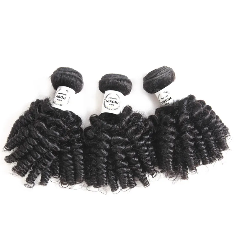 

9A Grade Double Drawn Aunty Funmi Human Hair,Natural Wholesale Brazilian Hair Weave