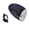 Rechargeable solar bicycle front Flashlight solar bicycle head torch