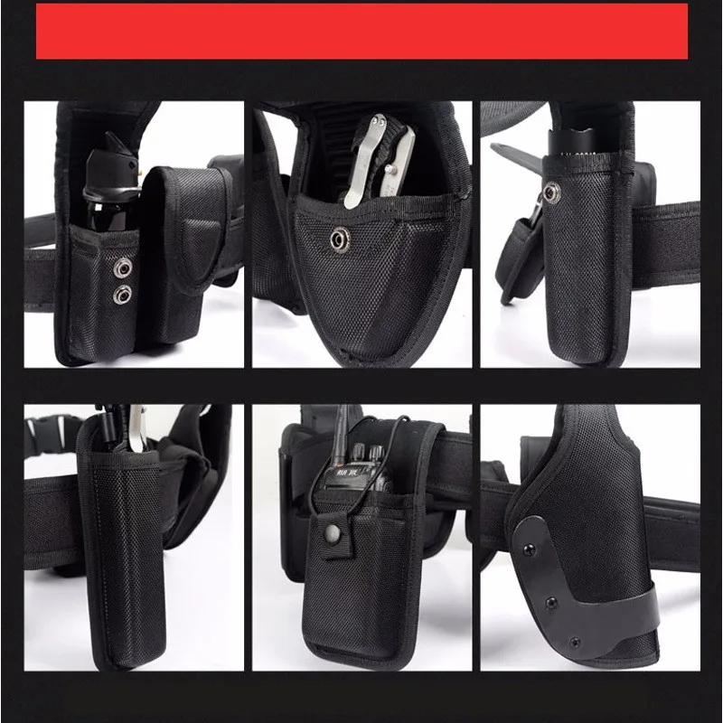 Molle Pouch Military Uniform Belts Tactical Army Military Belt 6pcs Set