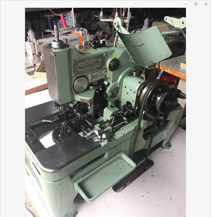 Used Reece 101 Eyelet Buttonhole Holing Industrial Sewing Machine In
