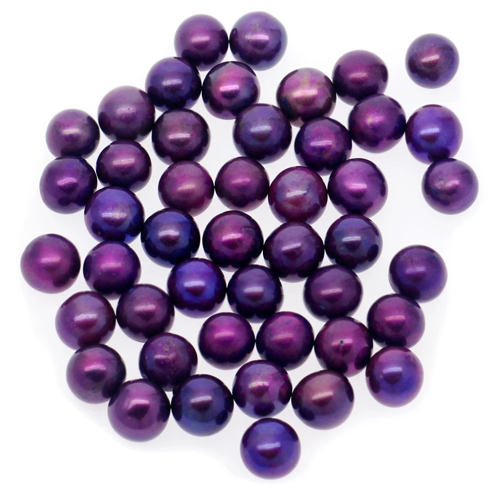 

Wholesale fashion pearl jewelry 7-8mm AAAAA grade natural freshwater pearl #18 loose dyed pearl