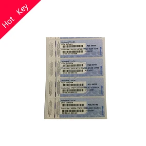 Windows 7 Professional COA Sticker Key