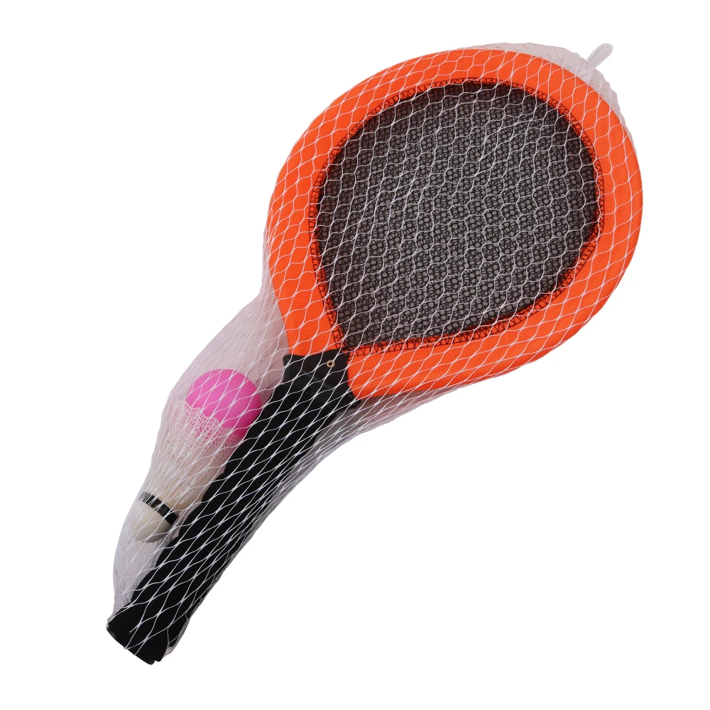 badminton rackets and birdies