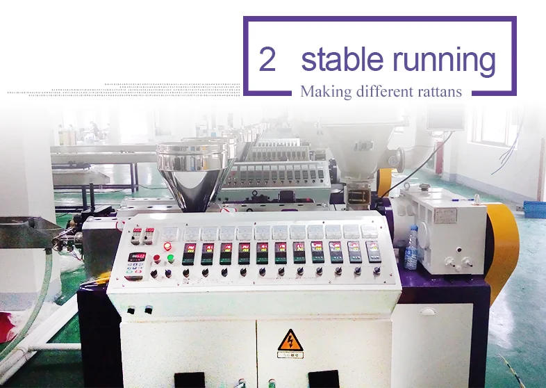 Pe Twisting Synthetic Rattan/wicker Extrusion Machine - Buy Pe Twisting ...