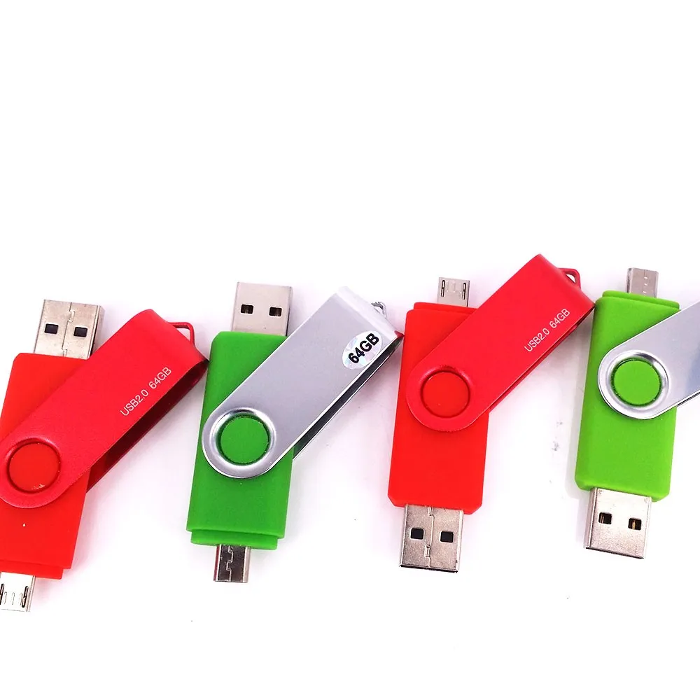 Factory wholesale OTG 4GB 8GB 16GB 32GB 64GB OTG 2-in-1 support USB flash drive USB flash drive OTG - ANKUX.COM