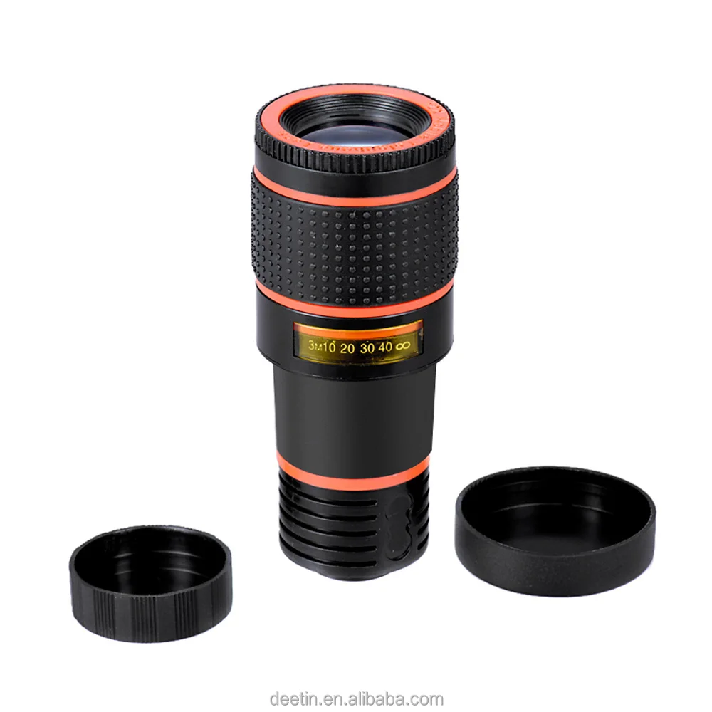 Hot selling! factory price telephoto 8x telescope zoom phone lens clip for mobile phone camera