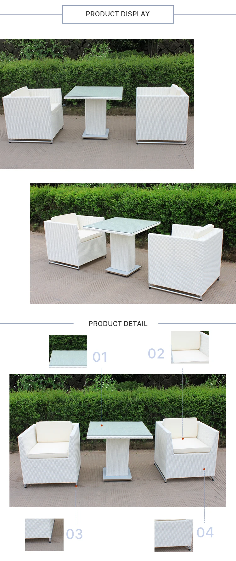 Top Wholesale Upscale Outdoor Rattan Dining Set