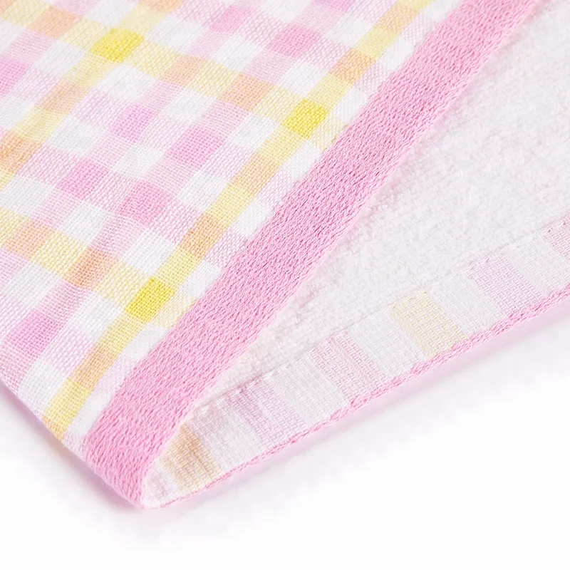 Zero-twist terry double layers color-chart kid towel with embroidery cute bee pattern-7.jpg