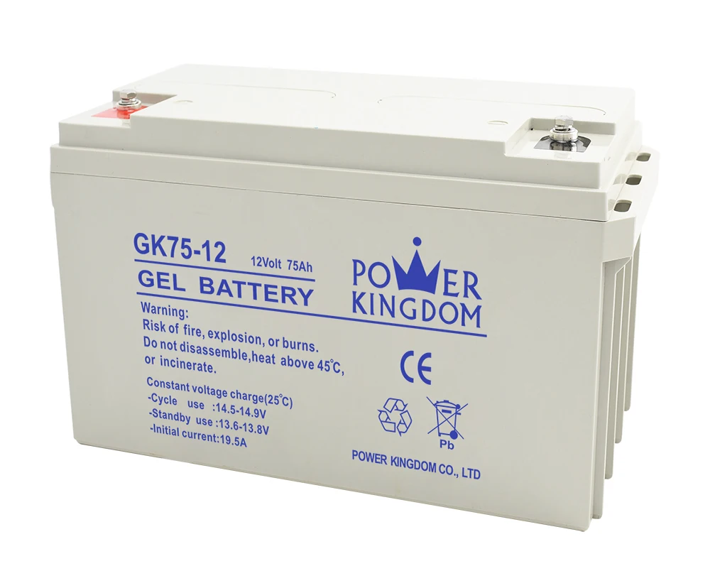 Power Kingdom 12v lead acid battery with good price medical equipment