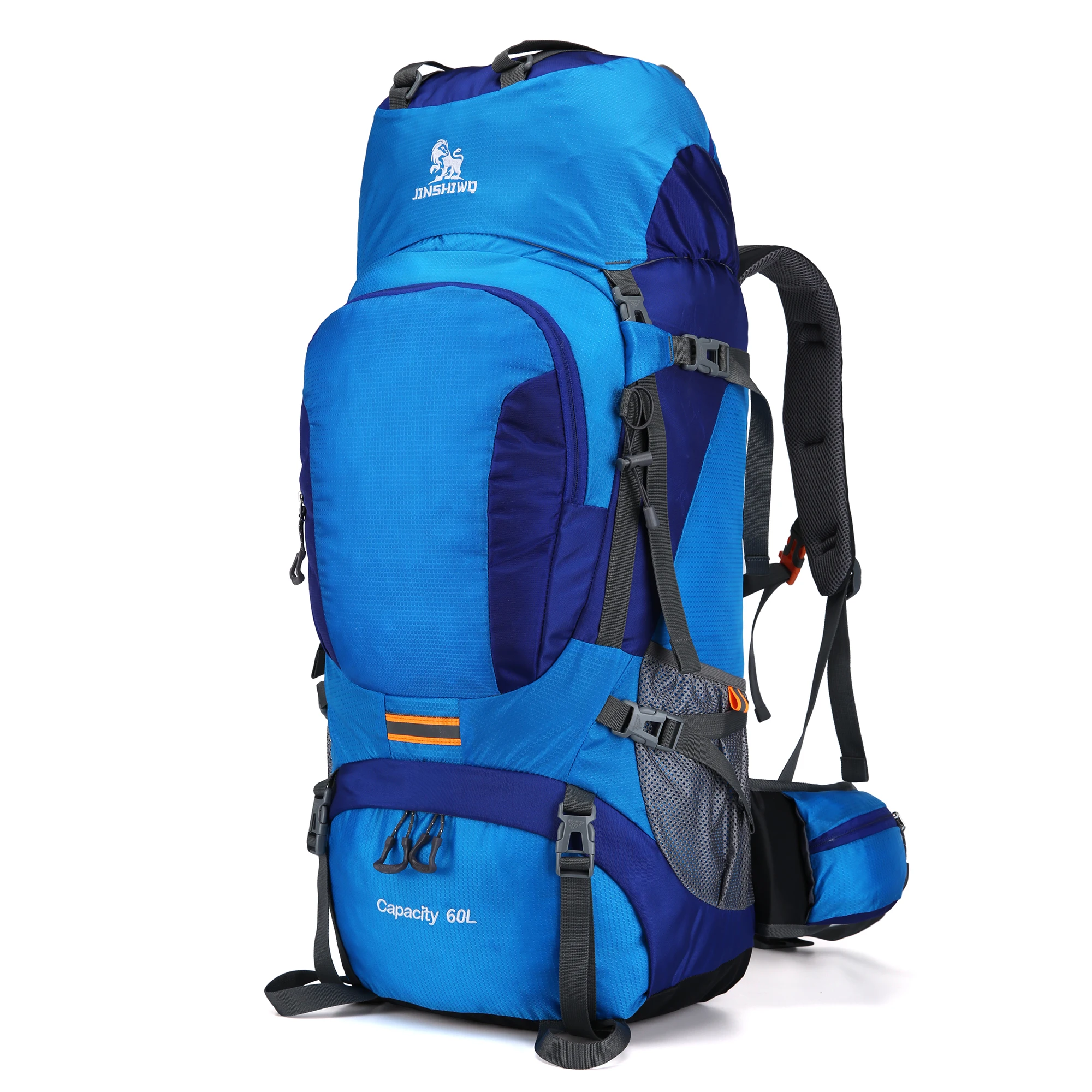 

Travelling Hiking Backpacking Waterproof Skin Pack 60L Custom for Women/ Men Backpack