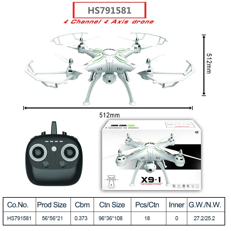 HS791581, Huwsin toy,   Mini Camera Drone plastic drone toy camera